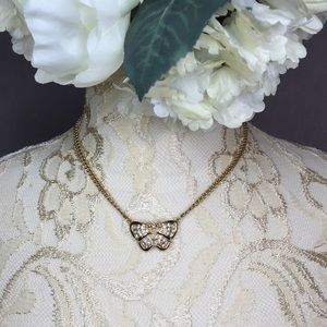 CZ & Gold Butterfly 🦋 Necklace